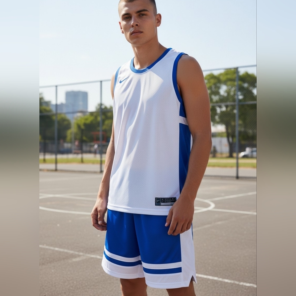 Nike Elite Basketball 🏀 Reversible Practice Jersey & Shorts Men's Medium